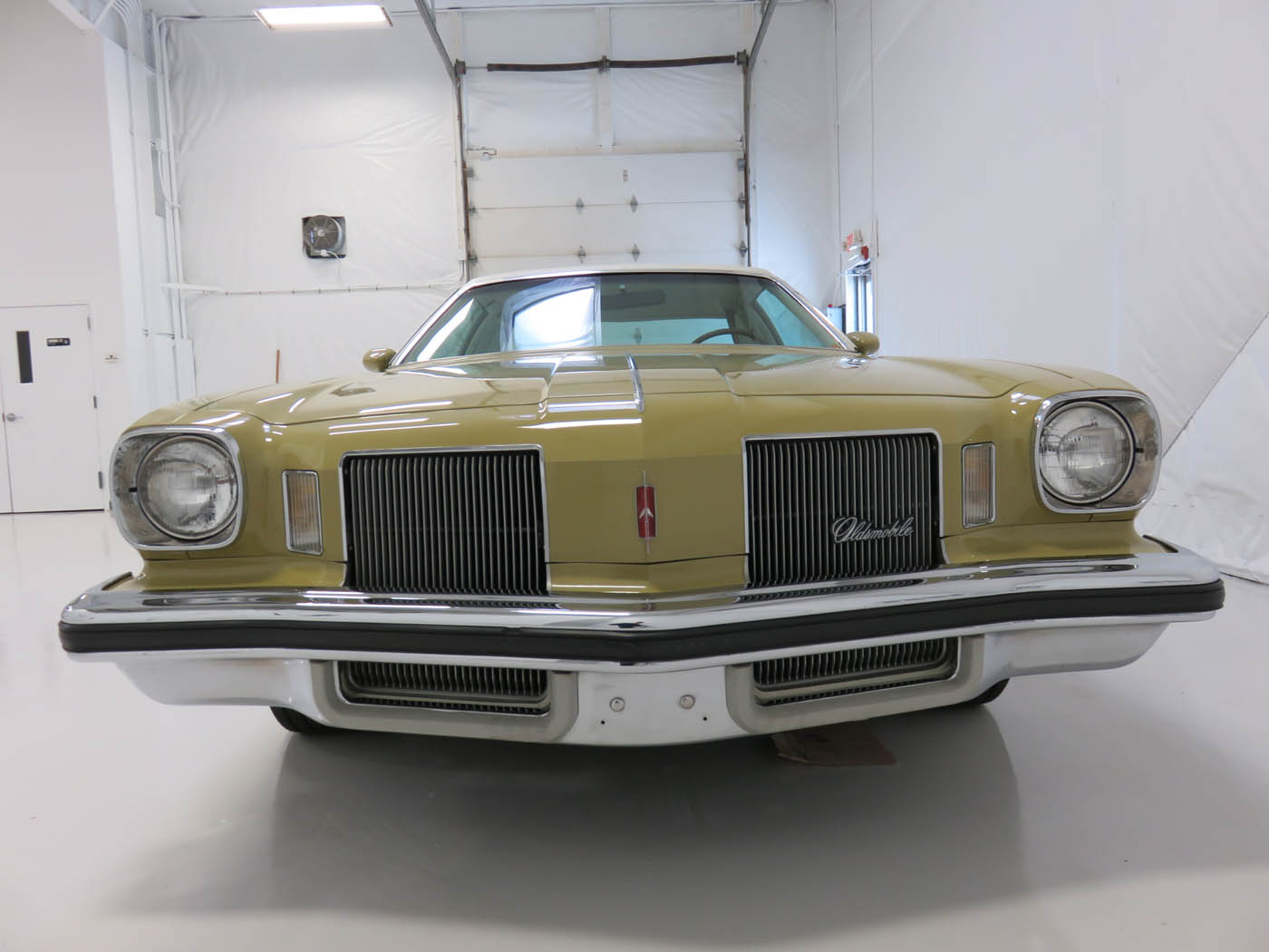a 70’s Cutlass finished in Colonial Gold with a stunning White interior, th...